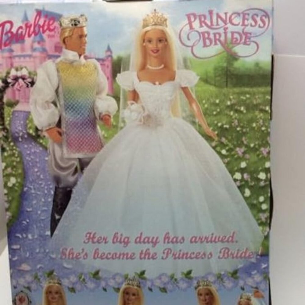 Barbie Princess Bride, 2001 Mattel# 50603 - Brand New in Original Box - Picture 4 of 6